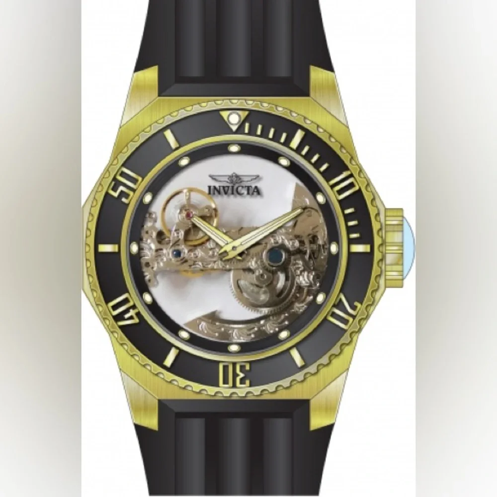 $1,200 Invicta Russian Pro Diver Automatic Black Dial Men's Watch Model 25625 - Picture 5 of 8